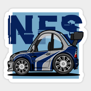 E46 caricature Sticker